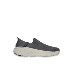 Skechers Men's D'LUX WALKER 2.0 - REELER Charcoal Walking Shoes