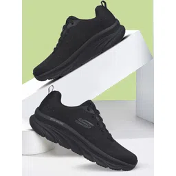 Skechers Mens D'Lux Walker-Commuter Casual Lace-Up Shoe Sneakers For Men