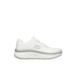 Skechers Men's D'LUX WALKER - SCRAMBLER White Walking Shoes