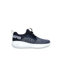 Skechers Men's GO RUN FAST - ALULIGHT Navy Running Shoes