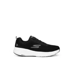 Skechers Men's Go Run Pure Black & White Running Shoes