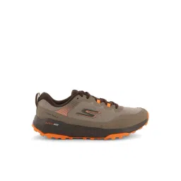 Skechers Men's GO RUN PURE TRAIL 2 - VALLEY Brown Orange Running Shoes