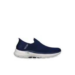 Skechers Men's GO WALK 6 - EASY ON Navy Walking Shoes