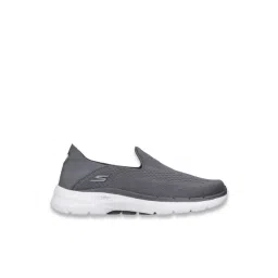 Skechers Men's GO WALK 6 - TRAVERSE Charcoal Grey Walking Shoes