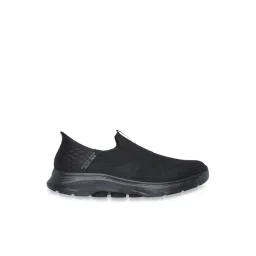 Skechers Men's GO WALK 7 - EASY ON 2 Black Walking Shoes