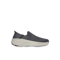 Skechers Men's INS RF: D'LUX WALKER 2.0 - REELER Charcoal Grey Casual Sneakers