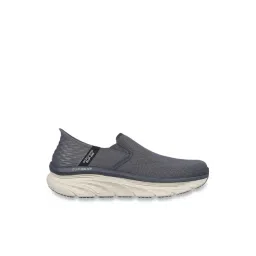 Skechers Men's INS RF: D'LUX WALKER - ORFORD Charcoal Grey Casual Sneakers