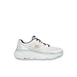 Skechers Men's MAX CUSHIONING ENDEAVOUR - SP White Lace Up Running Shoes