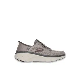 Skechers Men's SLIP-INS RF: D'LUX WALKER 2.0 - REZINATE Taupe Walking Shoes