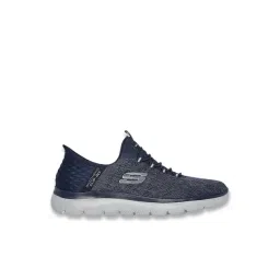 Skechers Men's SUMMITS - KEY PACE Navy Running Shoes