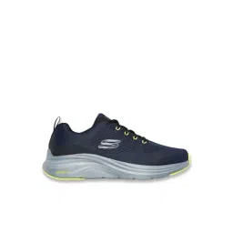 Skechers Men's VAPOR FOAM Navy & Lime Running Shoes