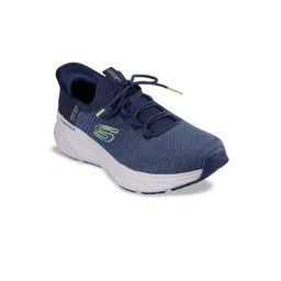 Skechers MenSelf Design Lace Ups Round Toe Casual Sneakers