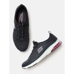 Skechers Women Black SKECH-AIR EDGE BRITE TIMES Sneakers