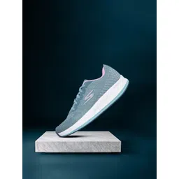 Skechers Women Blue Mesh Go Run Pulse Running Shoes