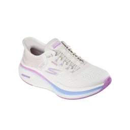 SKECHERS Women GO RUN ELEVATE 2.0 - BANYAN White Running Shoes