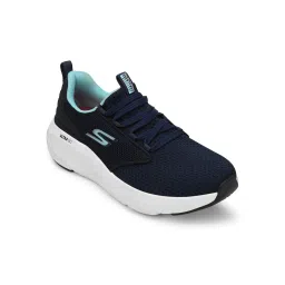 SKECHERS Women Go Run Elevate Sports Running Shoes-Navy Blue
