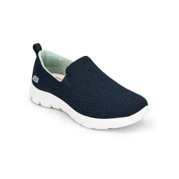 SKECHERS Women SUMMITS Navy Blue Casual Slip On Sneakers