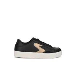 Skechers Women's Eden Lx Black & Rose Gold Casual Sneakers