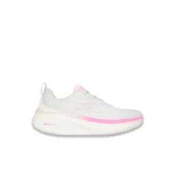 Skechers Women's GO RUN ELEVATE 2.0 Off White & Pink Running Shoes