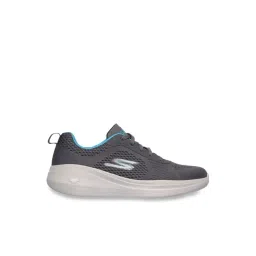 Skechers Women's GO RUN FAST-GLIDE Charcoal Turquoise Running Shoes