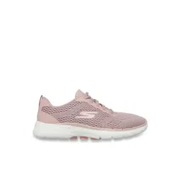 Skechers Women's GO WALK 6 - BOLD VISION Mauve Walking Shoes