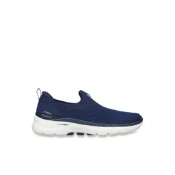 Skechers Women's GO WALK 6 - VIBRANT SMILE Navy Walking Shoes