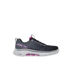 Skechers Women's GO WALK 7 - HAILEY Black & Purple Running Shoes