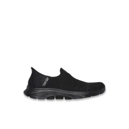 Skechers Women's GO WALK 7 - SPRINGTIME Black Walking Shoes