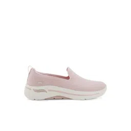 Skechers Women's GO WALK ARCH FIT - MORNING ST Pink Casual Sneakers