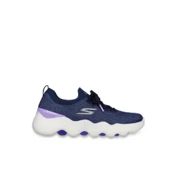 Skechers Women's GO WALK MASSAGE FIT - UPSURGE Navy Lavender Walking Shoes