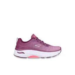 Skechers Women's MAX CUSHIONING ARCH FIT - DEL Purple Running Shoes