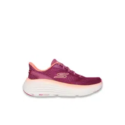 Skechers Women's MAX CUSHIONING ENDEAVOUR - KA Pink Slip On Running Shoes