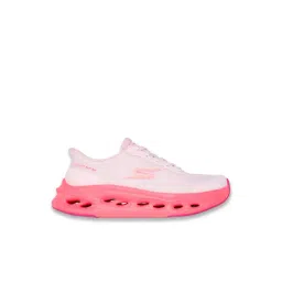 Skechers Women's MAX CUSHIONING GLIDE-STEP - H Light Pink SLIP INS Running Shoes