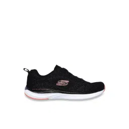 Skechers Women's ULTRA GROOVE Black Pink Casual Slip On Shoe