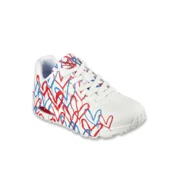 Skechers Women's UNO - SPREAD THE LOVE White Sneakers