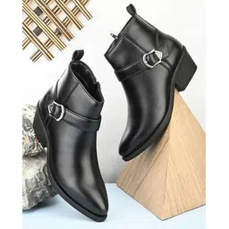 Slip-On Boots with Zip Closure