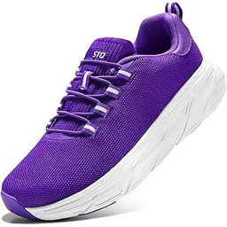 Slip on Sneakers Women Orthopedic Walking Shoes for Plantar Fasciitis Relief