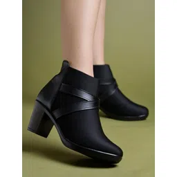 Smart Casual Black Boots Girls Boots For Women