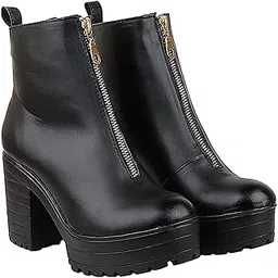 Smart Casual Fashionable Comfortable Stylish Front Chain Boots for Girls Boots For Women