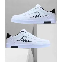 Smart Light Weight Shoe|Daily Wear Shoe|Trending White Shoe For Men Sneakers For Men