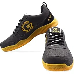 Smash 2.0 Mens Badminton Shoes (Black Gold, Numeric_5)