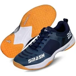 Smash Men’s Badminton Court Shoe – Breathable Mesh & PU Upper, EVA‑Phylon Cushioning & Non‑Marking Rubber Sole