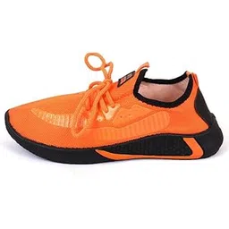 Snatch Men's Extra Comfortable Sports Shoes | Breathable PU & Mesh Upper | Slip-Resistant EVA Sole | Trendy Lace-Up Sneakers for Running, Walking