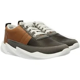 Snatch Sports Shoes for Men| Double Cushioned EVA Sole | Anti-Skid & All-Terrain Sneakers | Stylish Lace-Up Shoes with Broad Toe Design | Trendy & Comfortable Running Footwear