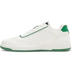 Sneakers for Man Lightweight Shoes for Men Comfortable Sneaker for Men Air Mesh Casual Shoes for Man Soft Cushion Sneakers Lace Up Casual Sneaker Skyline Whitegreen 9