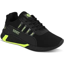 Sneakers for Men (Black) – Stylish Lightweight Casual Shoes