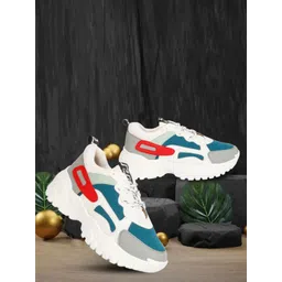 sneakers villa Women Colourblocked Comfort Insole Basics Sneakers