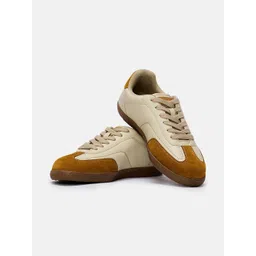 Snitch Men Colourblocked Lace-Ups Comfort Insole PU Sneakers