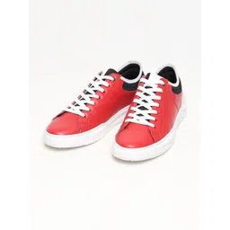 Snitch Men Contrast Sole Suede Sneakers