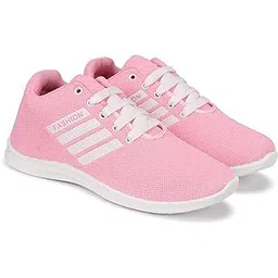 Soft Sneakers Sneaker, Loafers Shoes,Casual with Extra Comfort Sneakers for Women's Pink